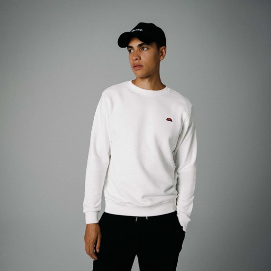 Ellesse Beyaz Erkek Baskılı Sweatshirt