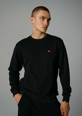 Ellesse Siyah Erkek Baskılı Sweatshirt