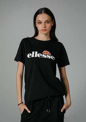 Ellesse Siyah Unisex Baskılı T-Shirt