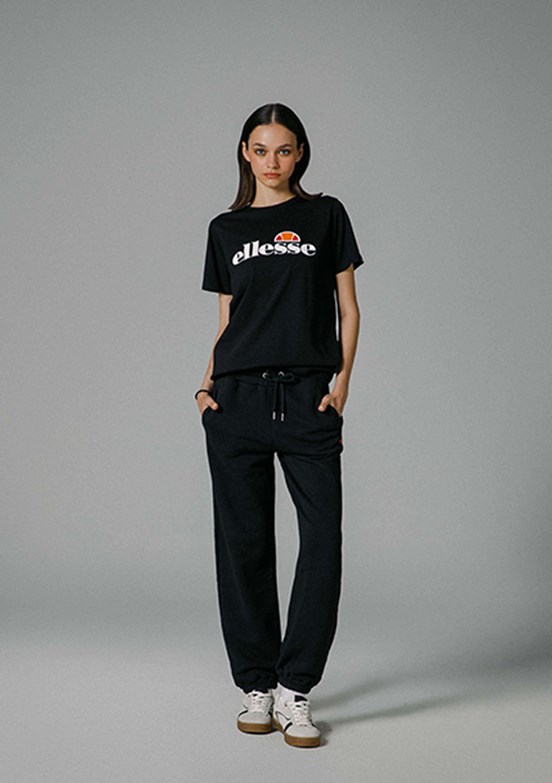 Ellesse Siyah Unisex Baskılı T-Shirt