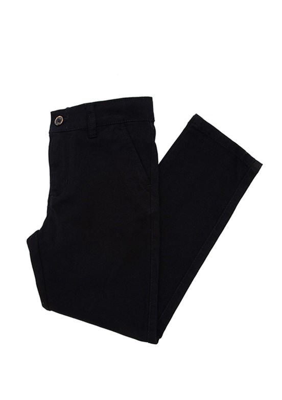 US POLO ASSN Siyah Erkek Çocuk Chino Pantolon