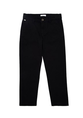 US POLO ASSN Siyah Erkek Çocuk Chino Pantolon