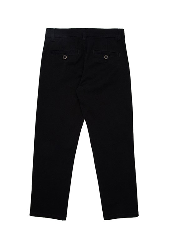 US POLO ASSN Siyah Erkek Çocuk Chino Pantolon