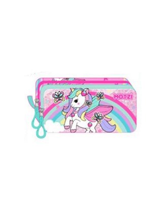 Unicorn Çok Renkli Kız Çocuk Kalem Kutusu
