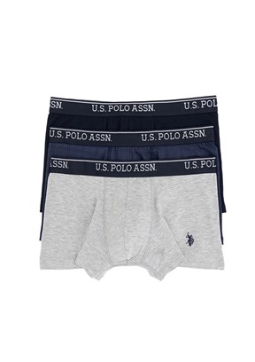 US POLO ASSN Gri Erkek Boxer