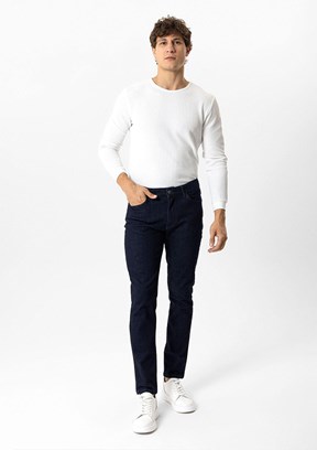 BACKANDBOND Lacivert Erkek Slim Jean Pantolon
