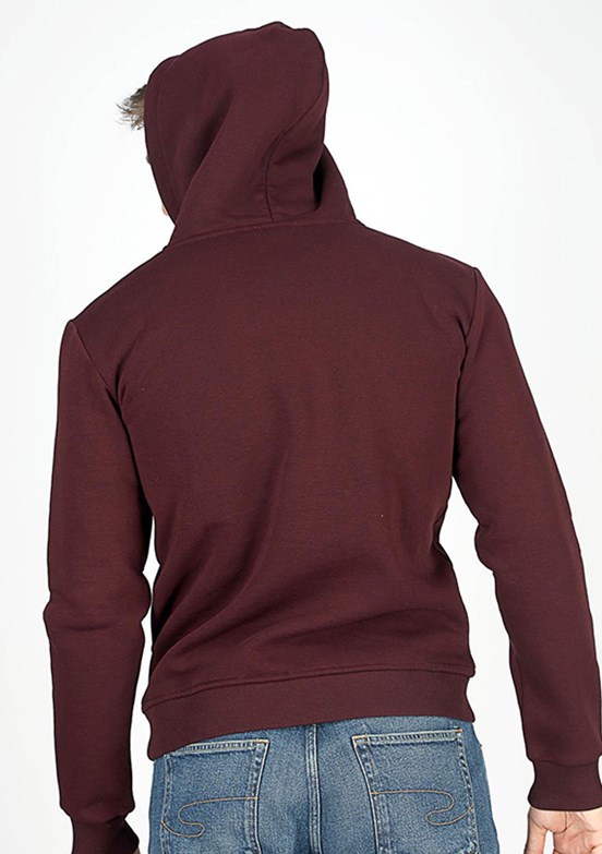 Lee Cooper Mor Erkek Kapüşonlu Sweatshirt