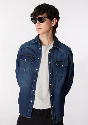Lee Cooper Çok Renkli Erkek Denim Gömlek