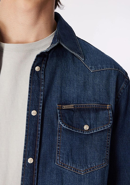 Lee Cooper Çok Renkli Erkek Denim Gömlek