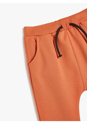 KOTON Kahverengi Erkek Çocuk Jogger Eşofman