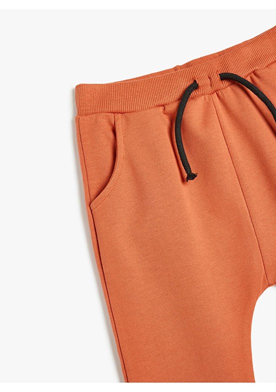 KOTON Kahverengi Erkek Çocuk Jogger Eşofman