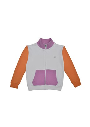 BENETTON Çok Renkli Kız Çocuk Baskılı Sweatshirt