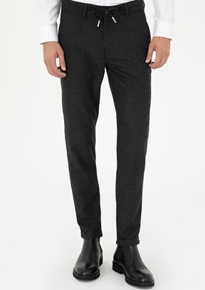 PIERRE CARDIN Antrasit Erkek Slim Pantolon