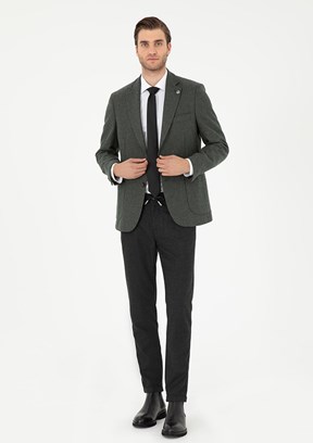 PIERRE CARDIN Antrasit Erkek Slim Pantolon