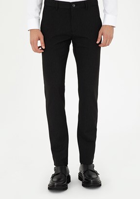 PIERRE CARDIN Siyah Erkek Slim Pantolon