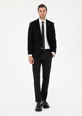 PIERRE CARDIN Siyah Erkek Slim Pantolon