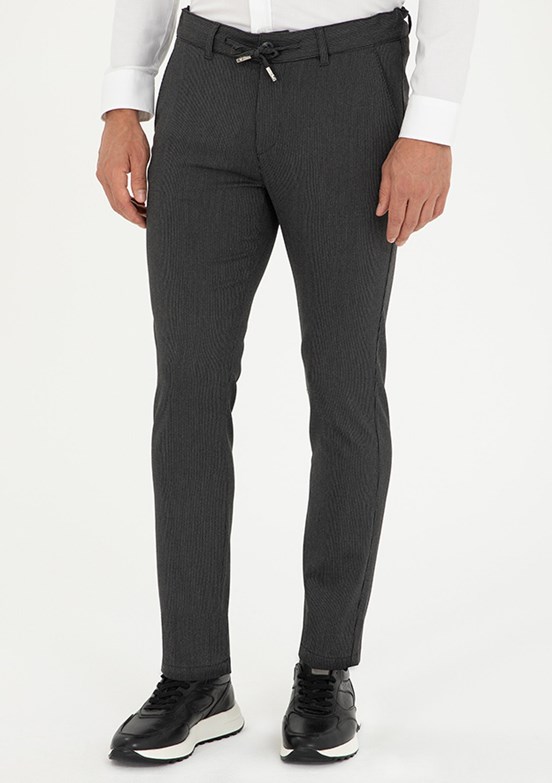 PİERRE CARDİN Antrasit Erkek Slim Pantolon