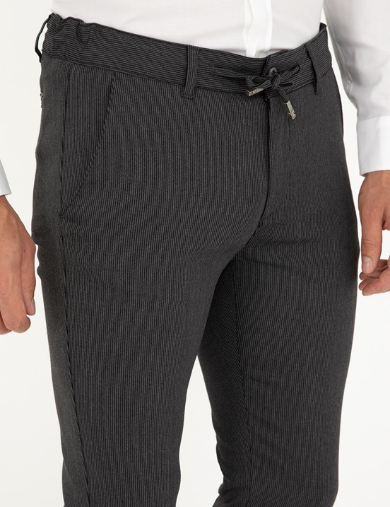 PİERRE CARDİN Antrasit Erkek Slim Pantolon