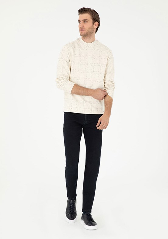 PİERRE CARDİN Erkek Lacivert Slim Jean Pantolon