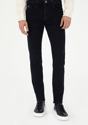 PİERRE CARDİN Erkek Lacivert Slim Jean Pantolon