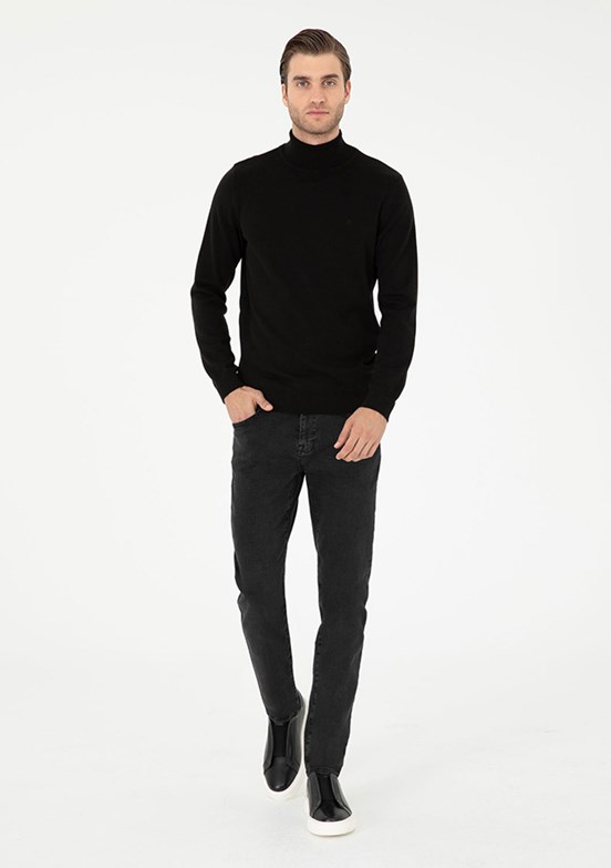 PİERRE CARDİN Antrasit Erkek Slim Jean Pantolon