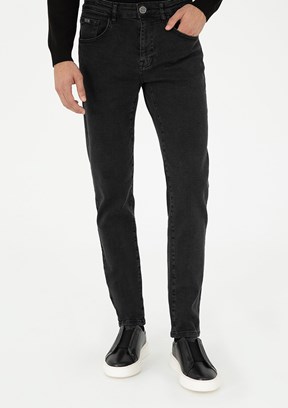PİERRE CARDİN Antrasit Erkek Slim Jean Pantolon