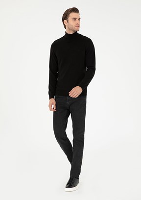 PİERRE CARDİN Antrasit Erkek Slim Jean Pantolon