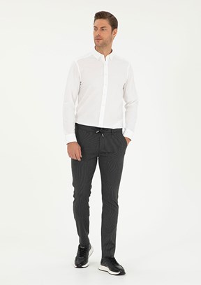 PİERRE CARDİN Antrasit Erkek Slim Pantolon