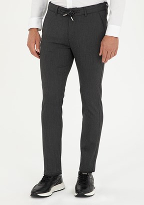 PİERRE CARDİN Antrasit Erkek Slim Pantolon
