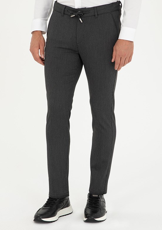 PİERRE CARDİN Antrasit Erkek Slim Pantolon