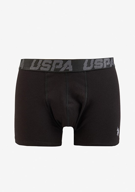 US POLO ASSN Siyah Erkek 3'Lü Boxer