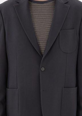 US POLO ASSN Erkek Antrasit Slim Ceket