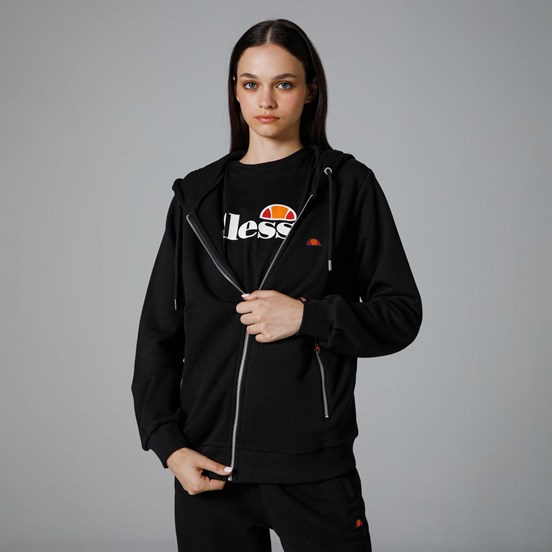 Ellesse Siyah Kad n Kapu onlu Sweatshirt