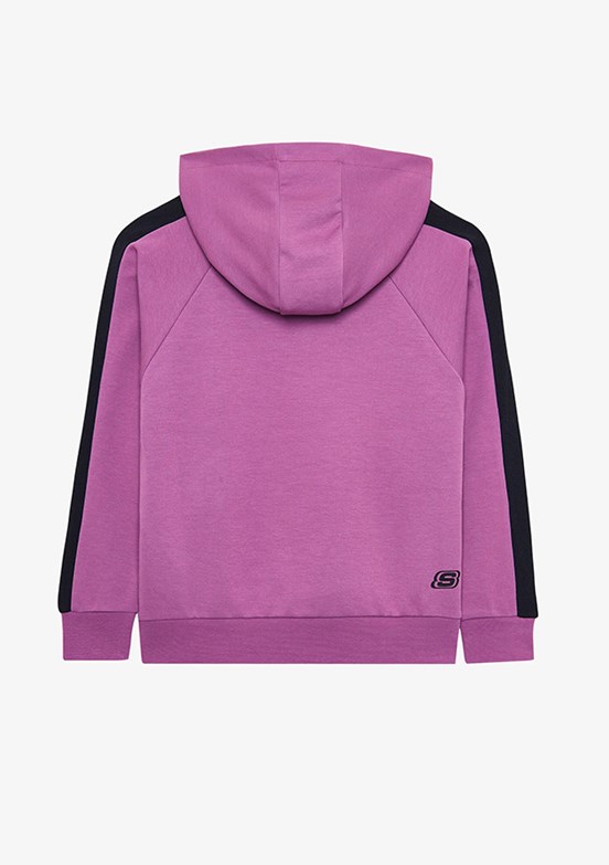 Skechers Mor Kadın Kapüşonlu Sweatshirt