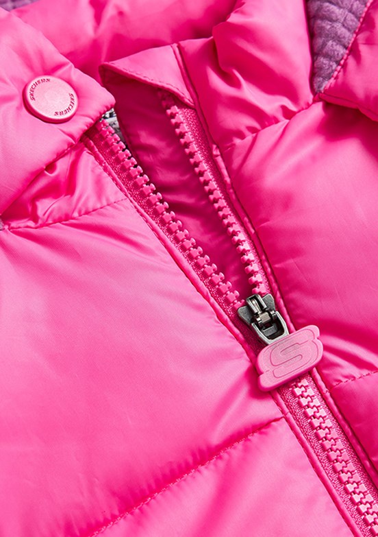 Skechers Pembe Kız Çocuk Mont