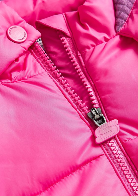 Skechers Pembe Kız Çocuk Mont
