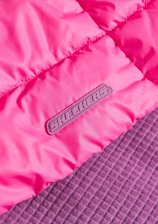 Skechers Pembe Kız Çocuk Mont