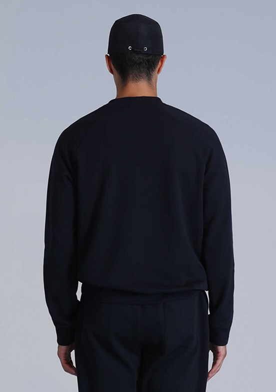 Lufian Lacivert Erkek Baskılı Sweatshirt