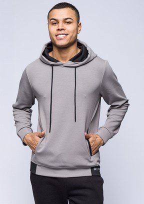 JOHNNY JOE Gri Erkek Baskılı Sweatshirt