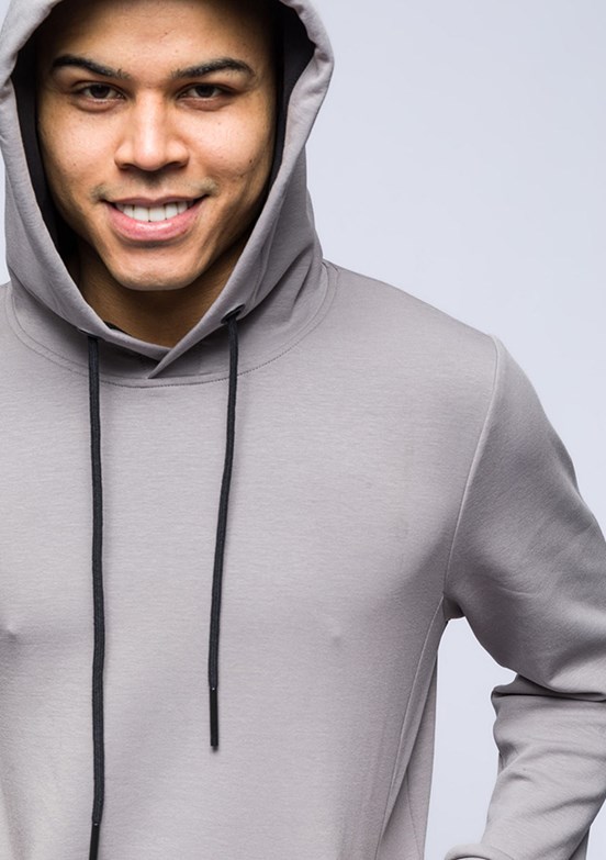 JOHNNY JOE Gri Erkek Baskılı Sweatshirt