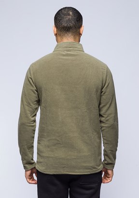 JOHNNY JOE Yeşil Erkek Polar Sweatshirt