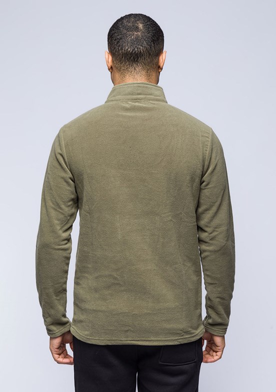 JOHNNY JOE Yeşil Erkek Polar Sweatshirt