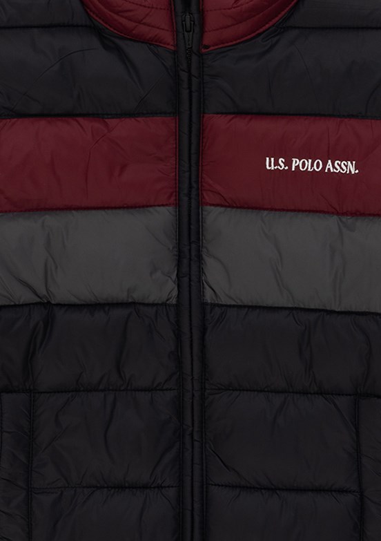 US POLO ASSN Siyah Erkek Çocuk Basic Mont