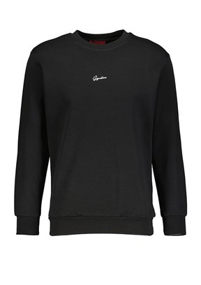 Dior Siyah Erkek Kapüşonsuz Sweatshirt