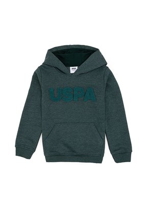 US POLO ASSN Yeşil Erkek Çocuk Basic Sweatshirt