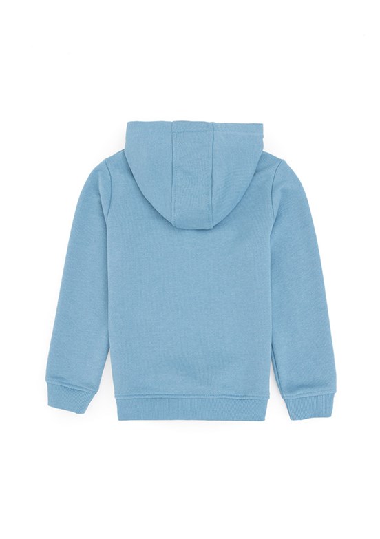 US POLO ASSN Mavi Erkek Çocuk Basic Sweatshirt