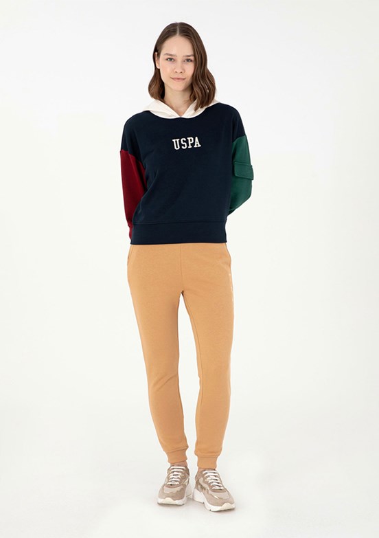 US POLO ASSN Kahverengi Kadın Regular Pantolon