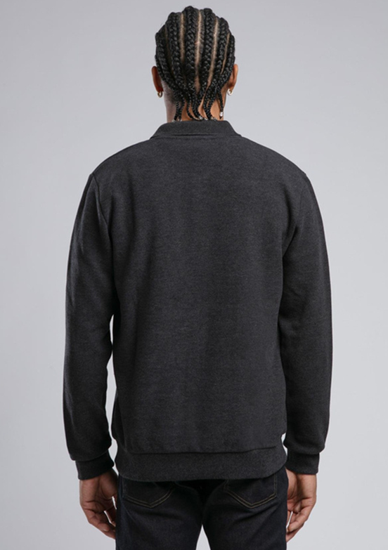 LEE COOPER Antrasit Erkek Polo Yaka Sweatshirt