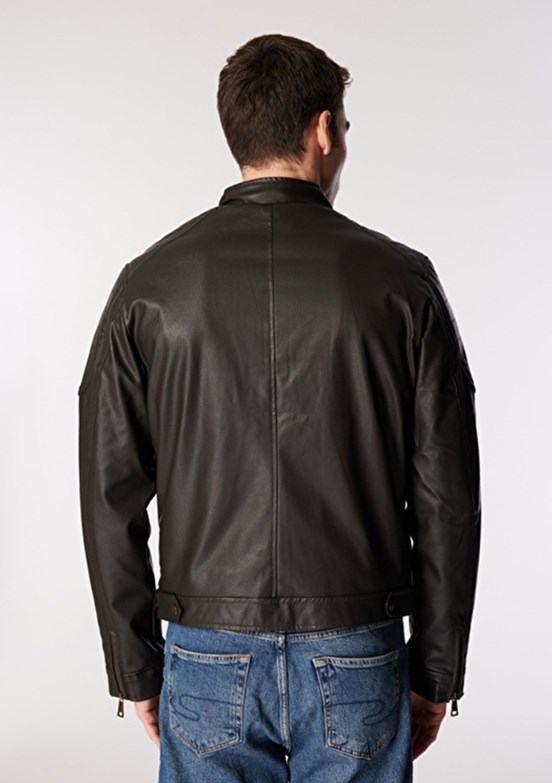 LEE COOPER Acı Kahve Erkek PU Mont