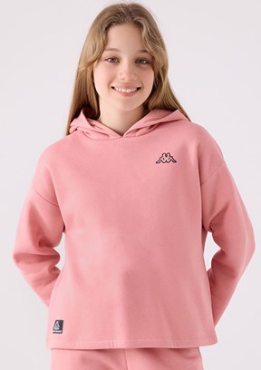 Kappa Retro Pembe Kız Çocuk Baskılı Sweatshirt